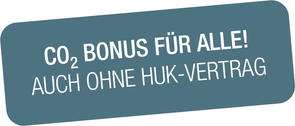 Co2 Bonus für Alle! Auch ohne HUK-Vertrag